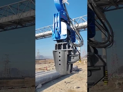 Вибропогружатель для фотоэлектрических свай для цементных свай 48-52 тонны Экскаватор HITACHI