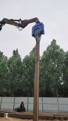 FV-500 Four Eccentric Pile Driver | 759 kN Force | 48-52 Ton Excavator