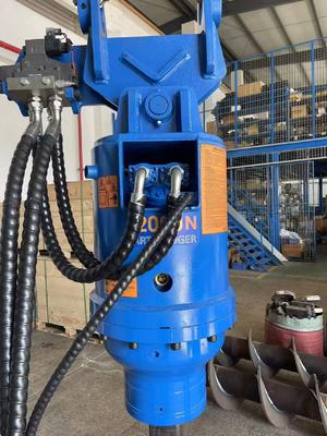 Hydraulic Earth Drilling Auger 20000N For 10 - 15 Tons Excavator