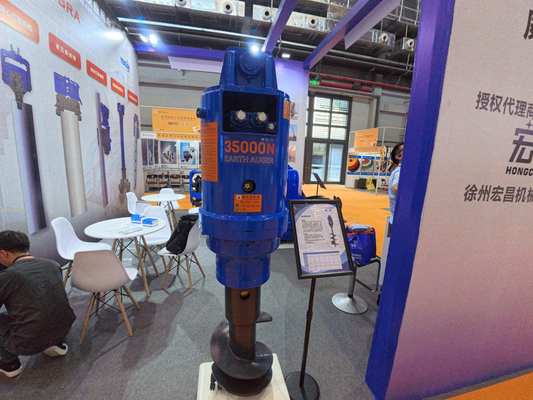 Hydraulic Earth Drilling Auger 30000N For 20 - 27 Tons Excavator