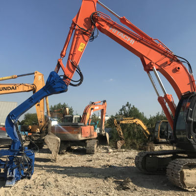 Hitachi-Mounted Pile Hammer: Efficient Vibro Driving for Cement Square Piles