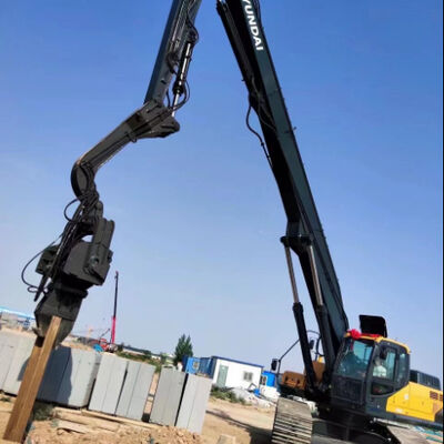 12M Vibro Pile Driver - 420KN Centrifugal Force & Pile-Protective Design