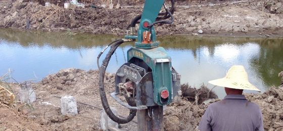 Engineered for Mini Excavators: High-Efficiency Hydraulic Pile Hammer