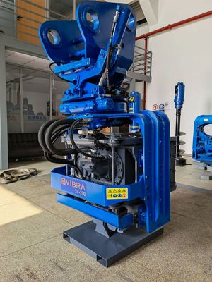 Integrated Hydraulic Side Grip Pile Driver - 3000 RPM & Solid One-Piece Construction