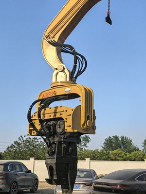 Powerful 12 Meter Pile Driver For 33-38 Ton Excavator