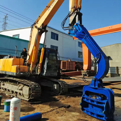 Versatile Pile Driver: High-Efficiency Installation for Solar & Crane Projects