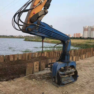 Sheet Pile & Cement Pile Driver – 12m Length & Excavator-Mounted Design