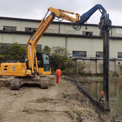 High-Efficiency Sheet Pile Driver | 15m Capacity Hammer Equipment For Construction