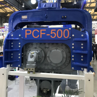 Hydraulic Pile Driver - 3700kg Vibro Hammer, 24m Piling Capacity