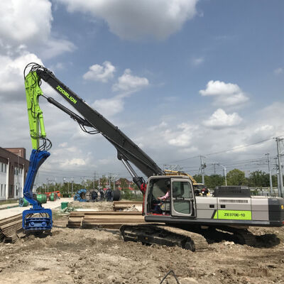 High Precision Excavator Pile Driver - Vibratory Operation & 18m Max Pile Length