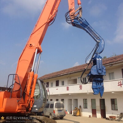 High-Speed Pile Driver | 3300rpm & 18m Deep Pile Driving for Highway and Bridge Projects