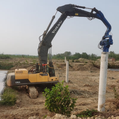 High-Efficiency Excavator Mounted Vibro Hammer Pile Driver – 2800rpm For 10 Meter Piling Work