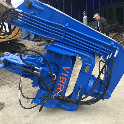 Sheet Pile Driving Machine - Yellow Color & Excavator-Mounted Flexibility