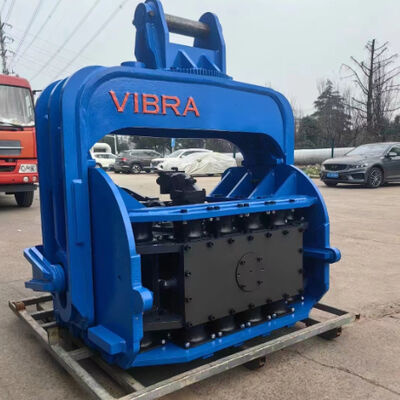 Максимальная сила сваебойного станка 1500 кН на встроенном четырехколесном электрическом шасси