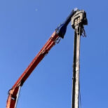 Pile Driver Excavator Mounted Design With Flexible Used Options