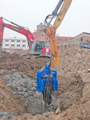 Four Eccentric Pile Driver Manufacturers China – FV-600 with High Frequency Vibration Output and Low Noise Eco Friendly Operation